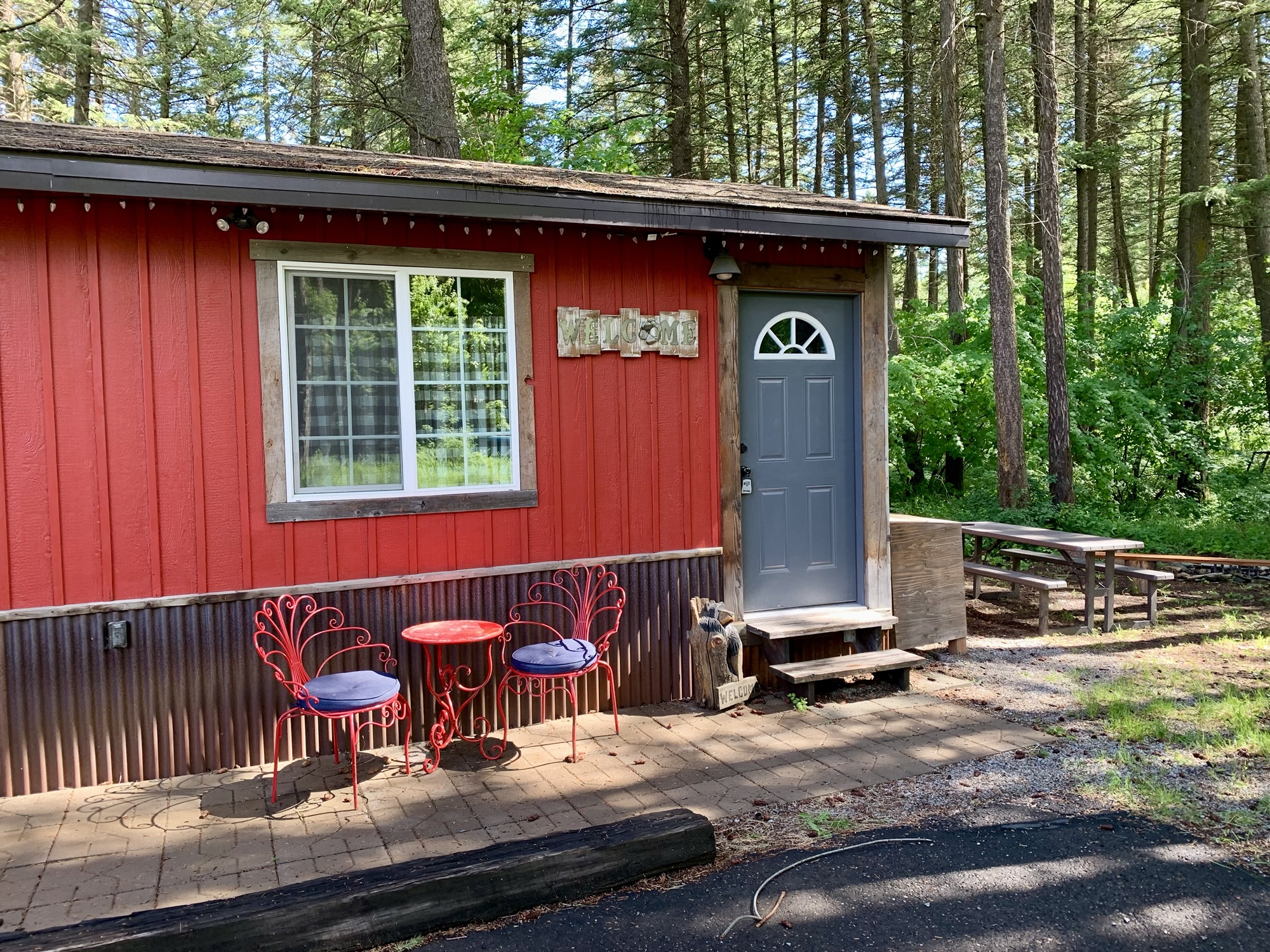 rental unit outside of Glacier National Park